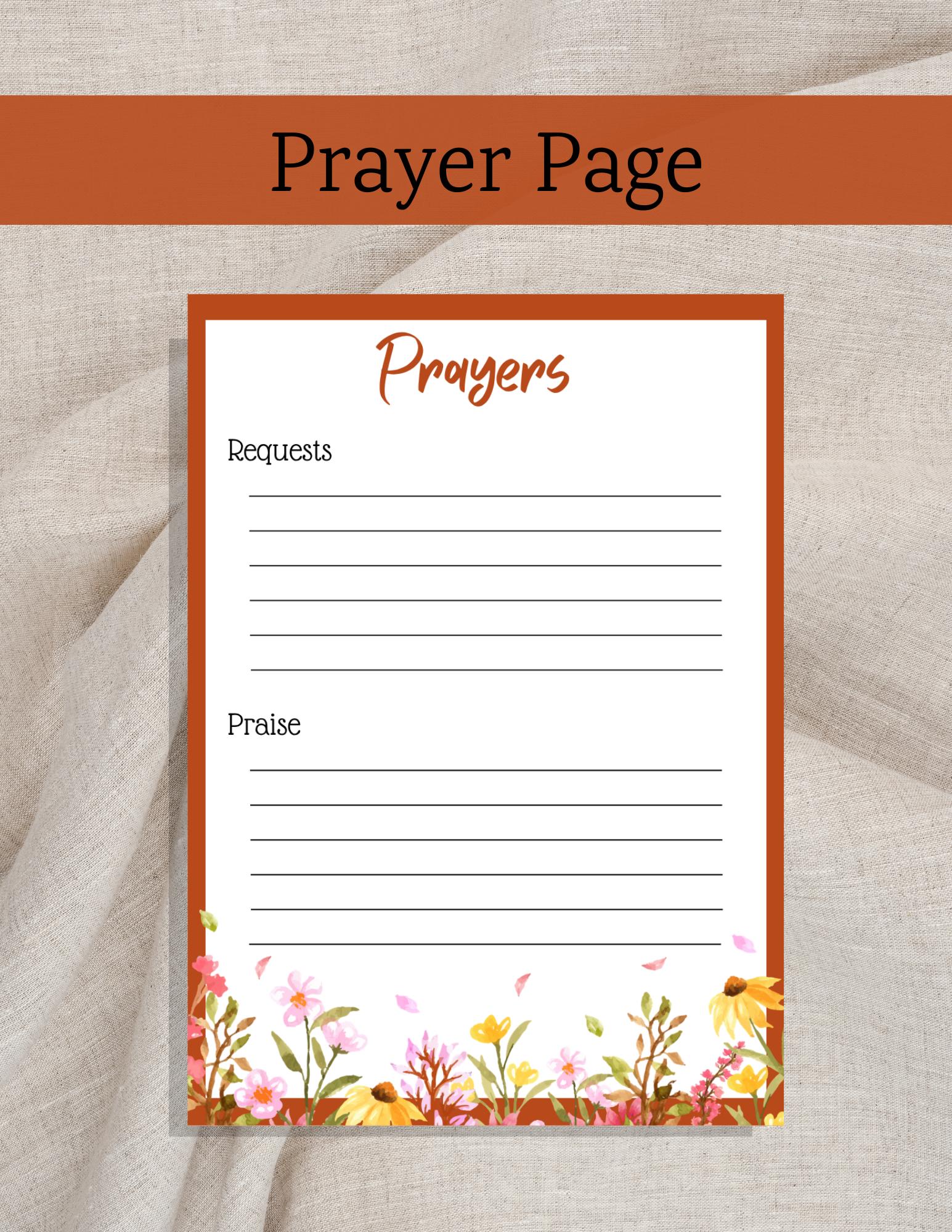 Bible Study Tip Ins | Printable Bible Inserts | Christian Journaling - Etsy
