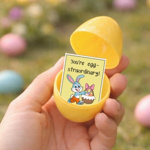 Printable Easter Egg Stuffers | Kids Treasure Hunt Fillers | Printable PDF