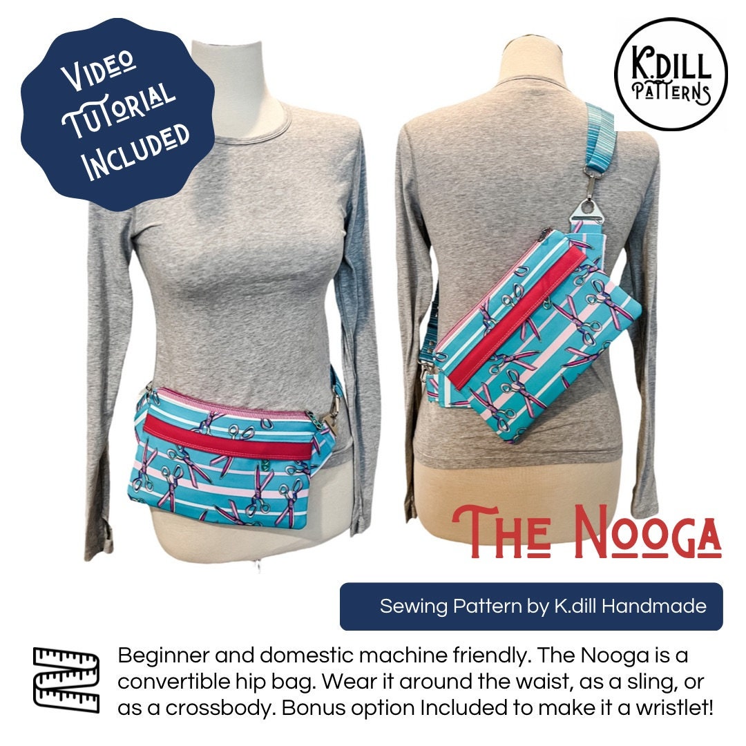 The Nooga Convertible Hip Bag w/video Tutorial Etsy