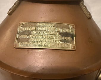 Large Copper Ship Lantern by William Harvie & Co Pattern 372 W