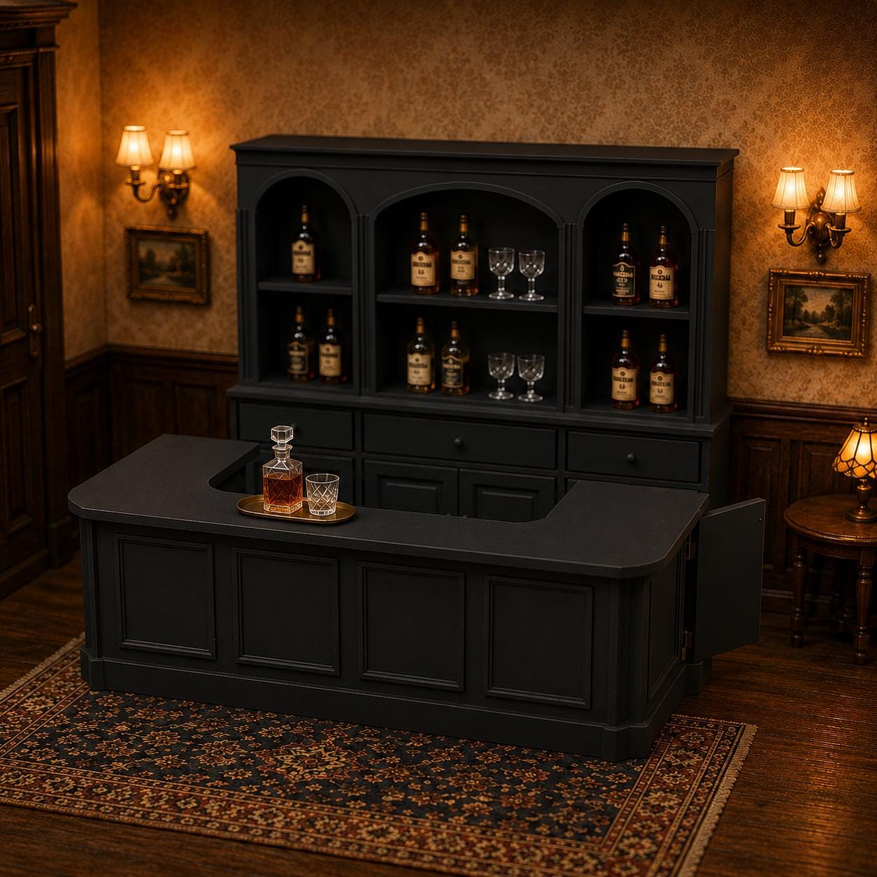 Vintage bar cabinet - Etsy 日本