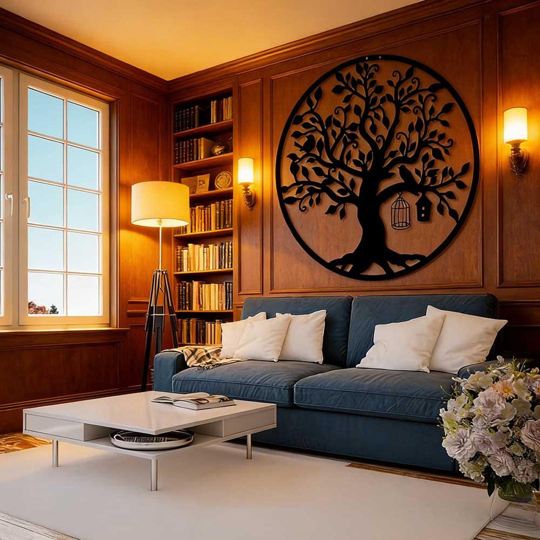 Personalized Tree of Life Metal Wall Art - Farmhouse Decor Gift - Etsy