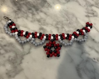 custom kandi choker with star pendant
