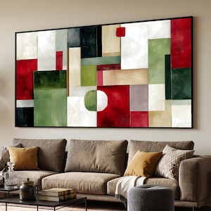 Moderne geometrische Leinwand, Abstrakte Kunst, Wandbild, Dekoration, Hausdekoration, Dekoration #0737