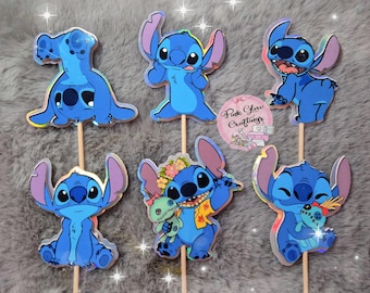 Stitch Cupcakes Toppers