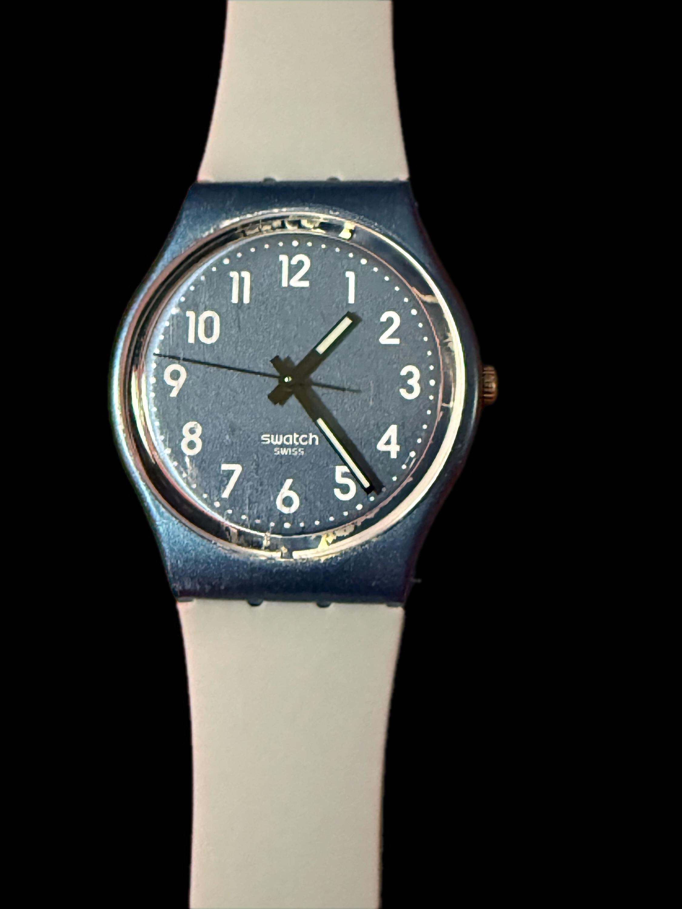 Blue swatch watch - Etsy 日本