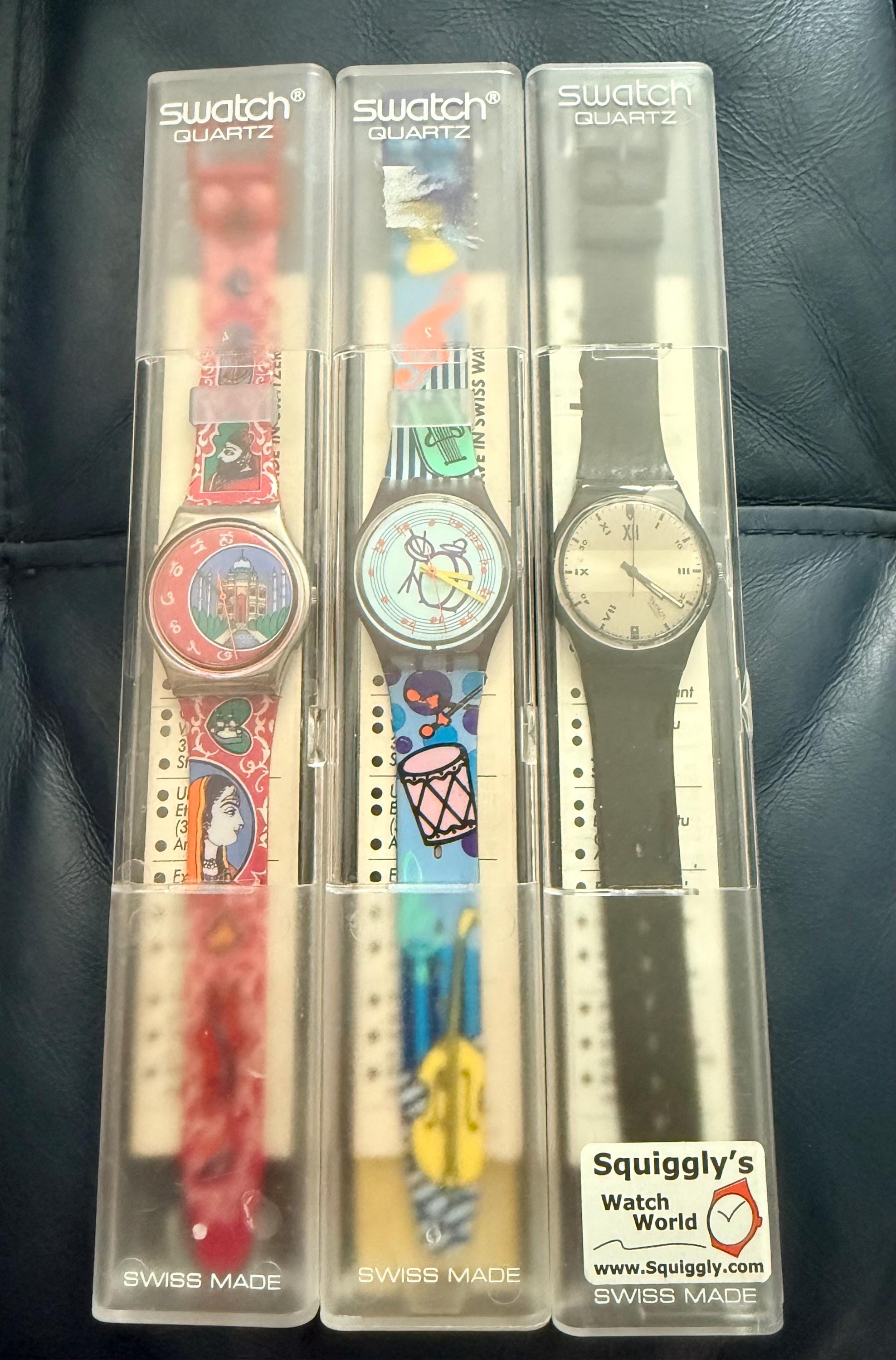 スウォッチ swatch ヴィンテージサングラス 長期保管品 S505 1990 COSMESIS GM103 Rare Swatch Model | 90s Limited Edition
