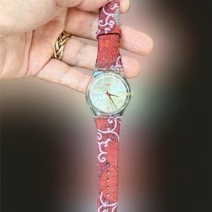 Floral Swatch Watch - Etsy