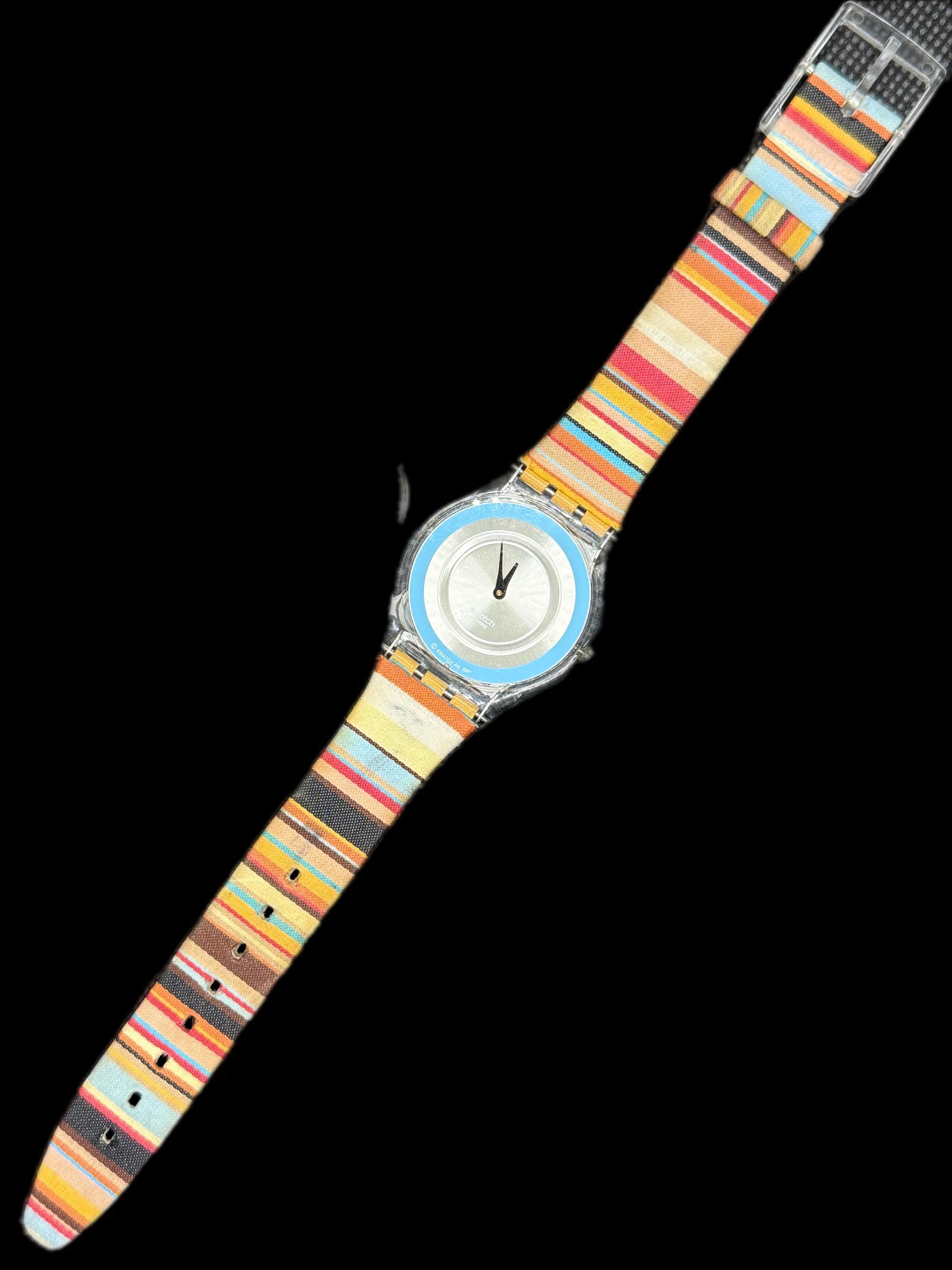 Vintage Swatch Skin Watch Mille Linie SFK 140