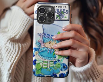 Strawberry Shortcake Blueberry Muffin i Telefoonhoesje voor iPhone Samsung Galaxy Aangepaste Google Pixel-hoesjes