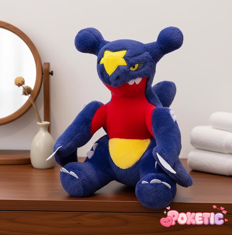 Garchomp Plush Toy | Soft Pokemon Plushie - Etsy Canada