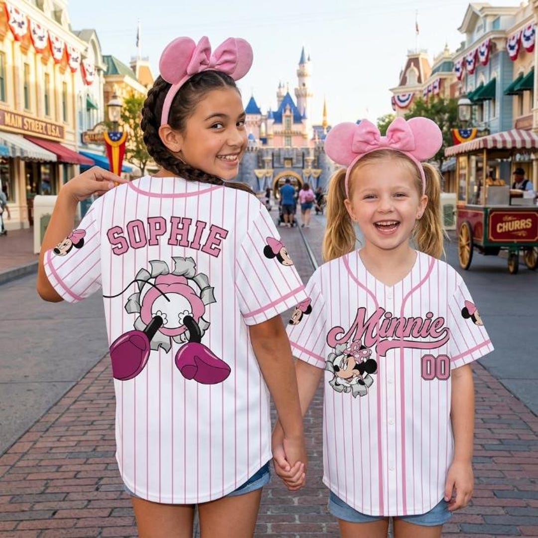 Minnie Baseball Minnie Baseball Jersey, Personalized Baseball Fan Lover Gift - Etsy