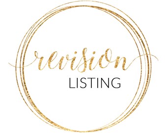 Revision Fee listing or Add On