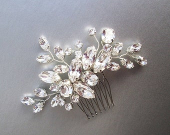 Bridal crystal hair comb, Wedding hair comb, bridal comb, Rhinestone bridal comb, Wedding hair vine, Small bridal comb