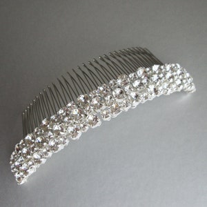 Bridal comb,  crystal hair comb, Bridal crystal hair comb, Rhinestone comb, Wedding hair comb, Sparkly bridal headpiece