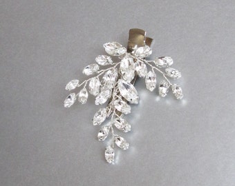 Ornamento Capelli Donna Fermaglio Capelli Sposa Con Perle E Cristalli - Accessorio Elegante Per Matrimoni E Cerimonie Accessori Matrimonio Perle