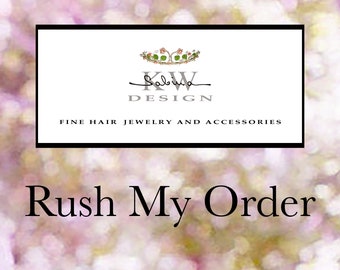 Rush order (1-3 days processing time), ready to ship in one to three days