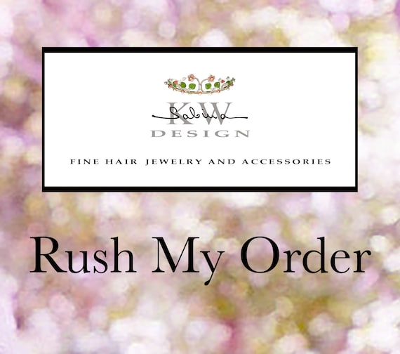 Rush order (1-3 days processing time), ready to ship in one to three days