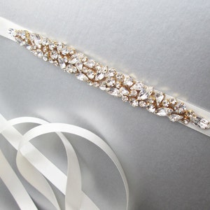 Bridal belt, Bridal belt sash, Bridal crystal sash, Wedding belt sash, Crystal belt, Rhinestone bridal belt in silver, gold or rose gold