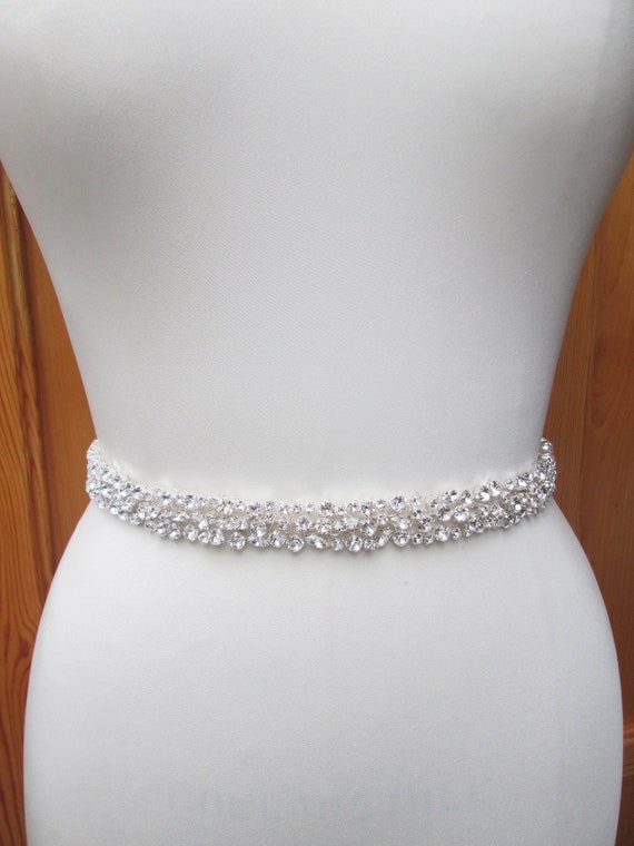 Bridal belt, Bridal belt sash, Crystal wedding belt, Crystal waist sash, Rhinestone crystal belt, Crystal belt gold, silver rose gold