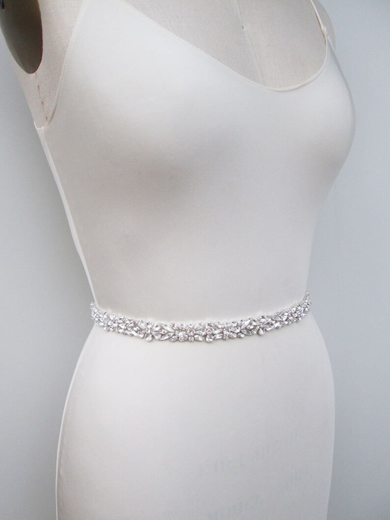 Swarovski Crystal Bridal Belt Sash Bridal Crystal Belt Etsy