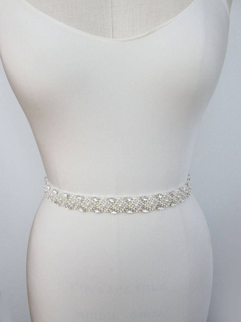 Bridal belt sash Bridal Swarovski crystal belt sash Wedding | Etsy