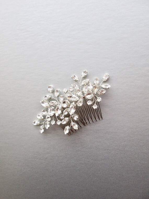 Crystal bridal hair vine, Bridal hair comb, Wedding hair comb, bridal comb, Rhinestone bridal comb, Wedding hair vine