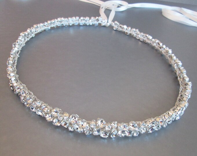 Bridal belt, Skinny bridal belt sash, Bridal belt sash,, Crystal belt in gold or silver, Wedding rhinestone belt,