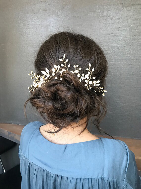 Crystal bridal hair vine, Bridal hair comb, Wedding hair comb, bridal comb, Opal bridal rhinestone headpiece, White opal