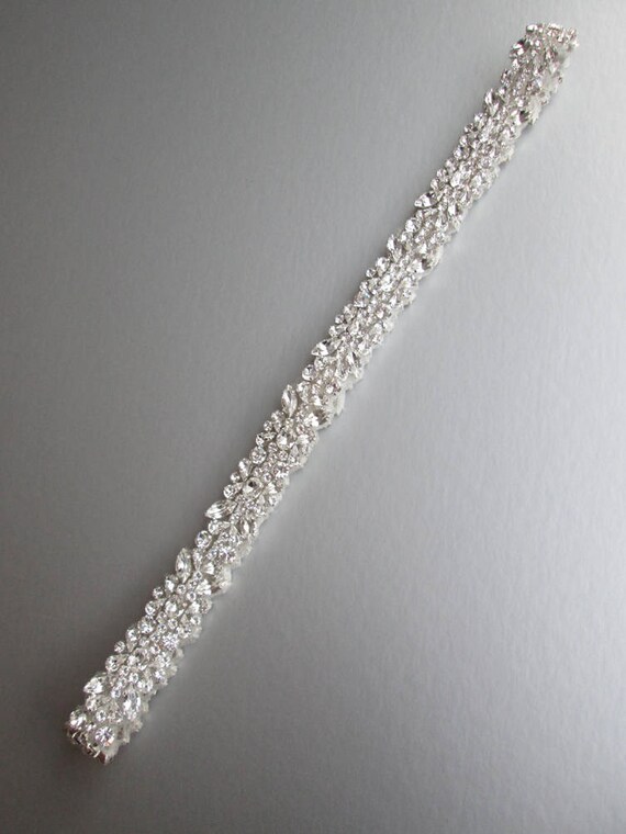 Cintura da sposa con strass cintura per abito da