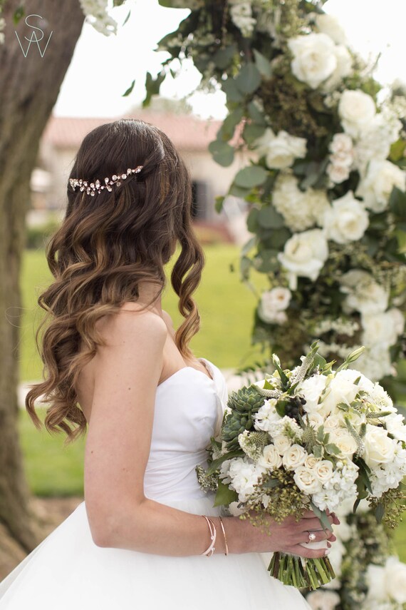 Strass Sposa 20 Spille Per Capelli Con Cristallo E Perla - Per - Foto 8