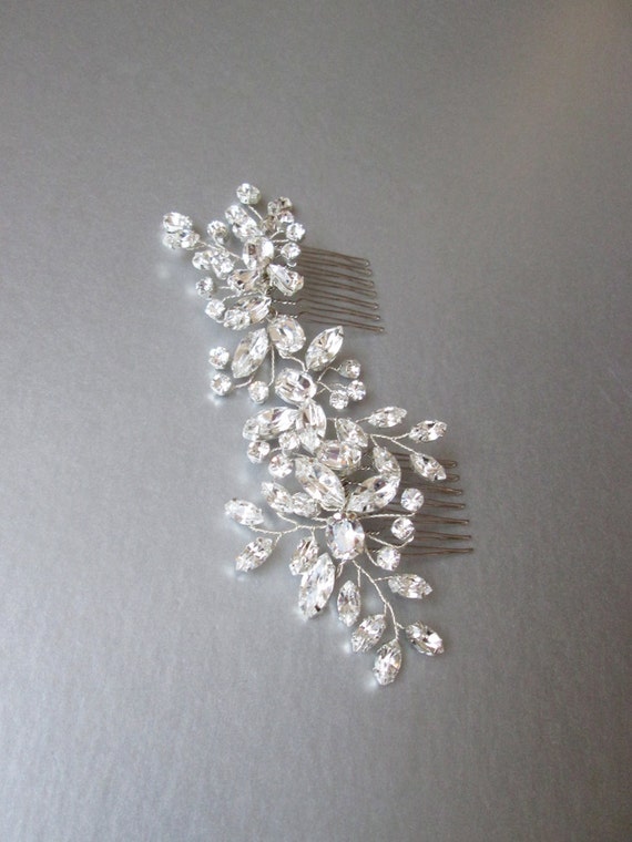 Crystal hair vine, Bridal comb, Wedding hair vine, Crystal hair comb, Bridal comb hair vine in gold, rose gold, silver