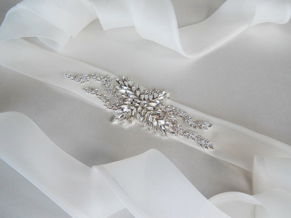 Crystal sash belt, Bridal belt sash, Crystal sash, Beaded Crystal Rhinestone Sash, Ribbon sash, Rhinestone belt, Crystal waist sash