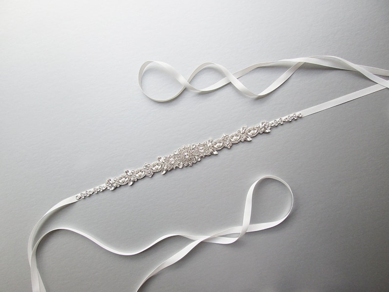 Bridal belt, Wedding belt, Bridal belt sash, Premium European Crystal bridal belt, Bridal beaded rhinestone belt, Bridal crystal belt sash image 10