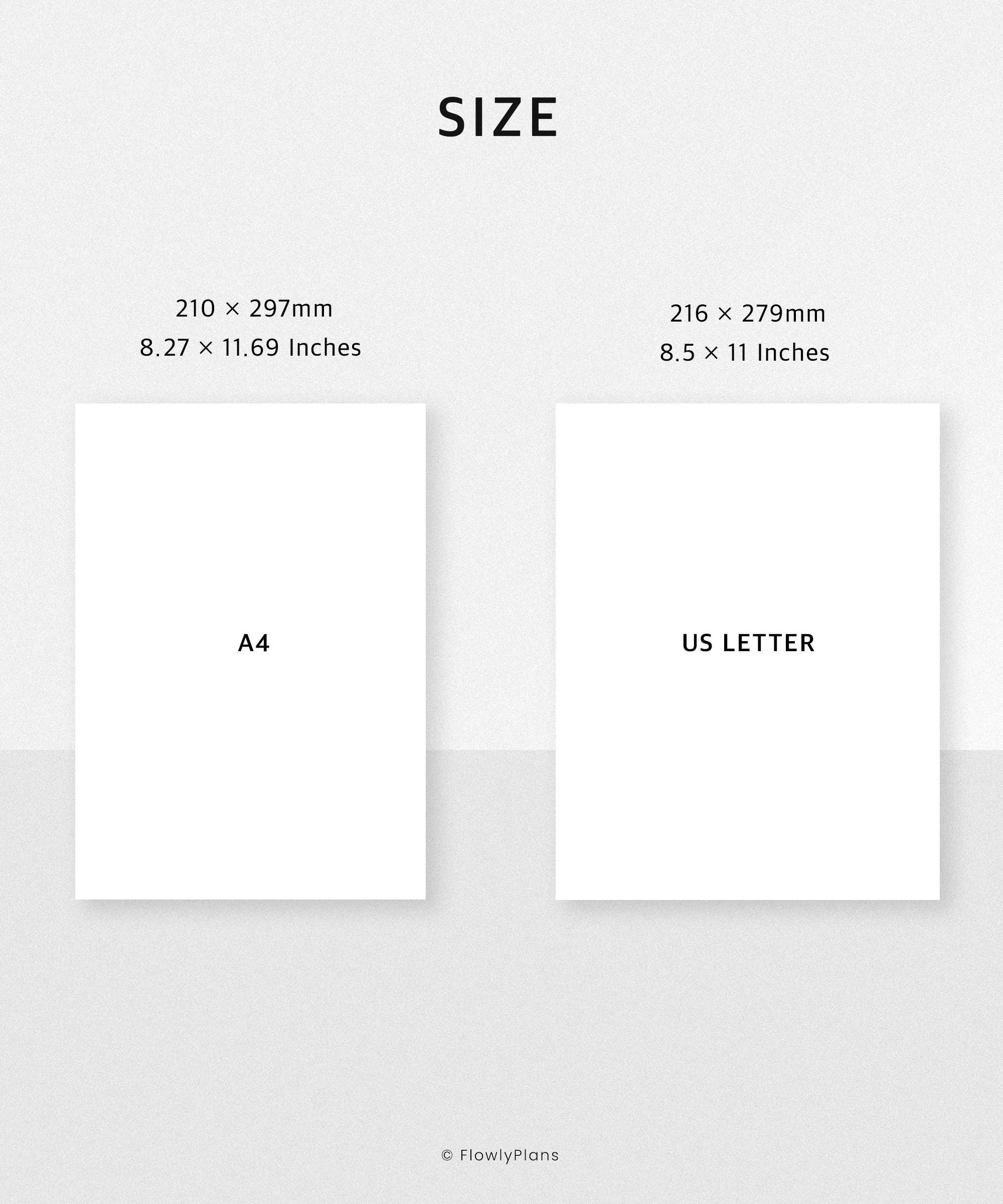 printable study note template: a4, a5, us letter (pdf)... Notes Template Printable A4 US Letter | Lined Dot Grid | Bullet Journal ...