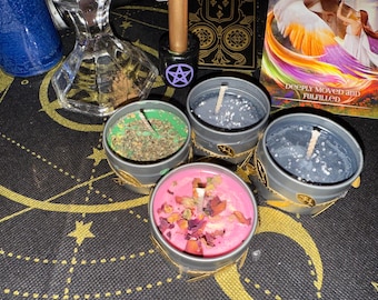 Spiritual Intention Candles for Love, Money, and Protection