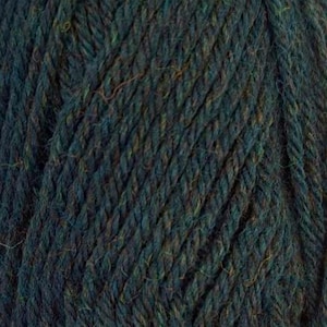 Merino Wool Felt Hat: Unisex Winter Beanie Heathered Dark Green
