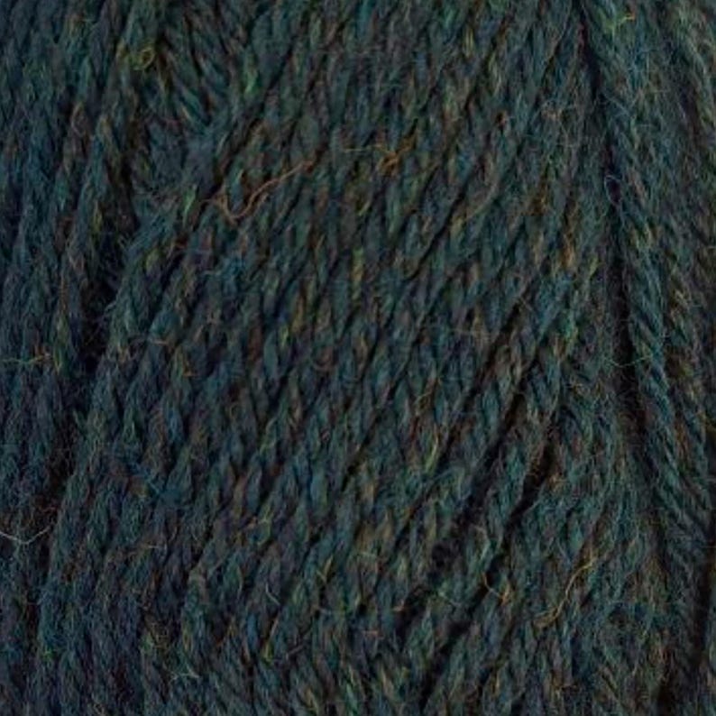 Merino Wool Felt Hat: Unisex Winter Beanie Heathered Dark Green