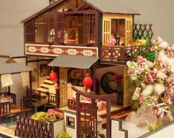Handmade Miniature Diorama | Japanese House | Cozy Scene | 4-6 hours of work