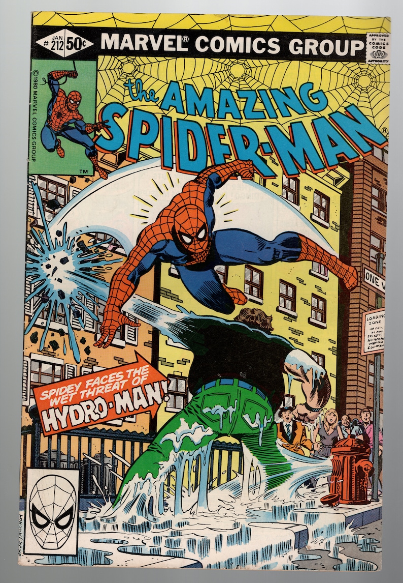 The Amazing Spider-Man comic book #212 Published January 1981