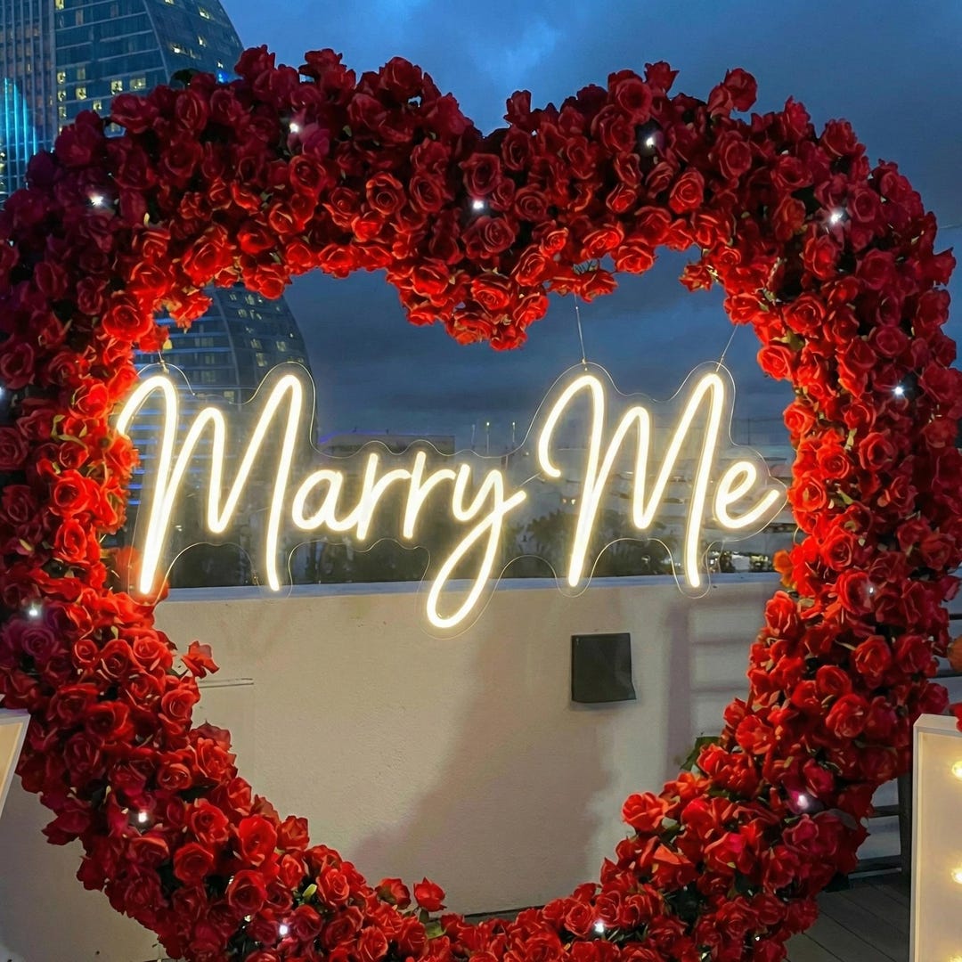 Will You Marry Me Neon Sign LED Marry Me Sign for Proposal & Wedding — free download