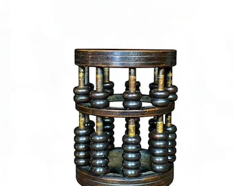 Bronze Abacus Pen Holder – Vintage-Inspired Desk Decor, Hand-Crafted Stationery Organizer with Cultural Charm