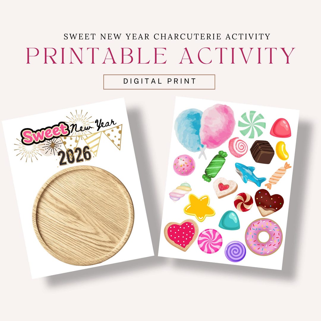 2026 New Year's Eve Craft, Printable End of Year Activity for Kids ...