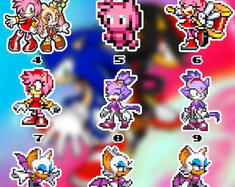 Sonic Waterproof Vinyl Stickers Set 7