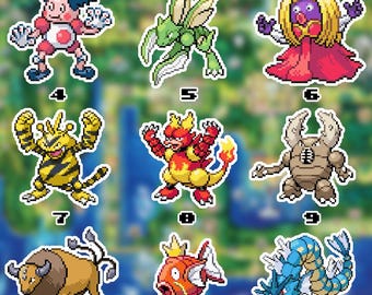Pkmn Waterproof Vinyl Stickers Set 15