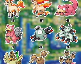 Pkmn Waterproof Vinyl Stickers Set 10