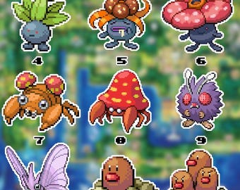 Pkmn Waterproof Vinyl Stickers Set 6