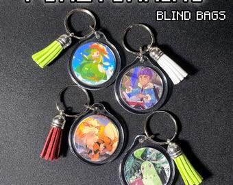 Pokeychains Upcycled TCG Blind Bags by MintMilkShop