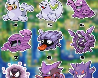 Pkmn Waterproof Vinyl Stickers Set 11
