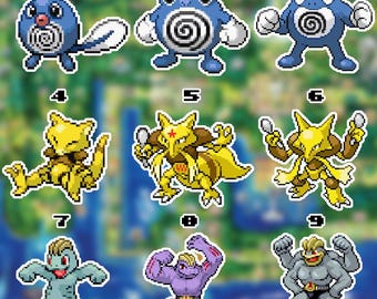 Pkmn Waterproof Vinyl Stickers Set 8